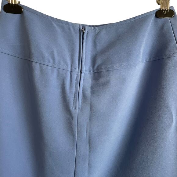 Giorgio Fiorlini Collection Women Skirt 8 Blue A-line Front Slit Retro Y2K - Picture 4 of 9